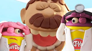 Play Doh Videos  Giant Dentist Adventure  Stop Motion  The PlayDoh Show [upl. by Annel827]