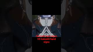 Kakashi hand signs anime kakashi sharingan [upl. by Ahsillek566]