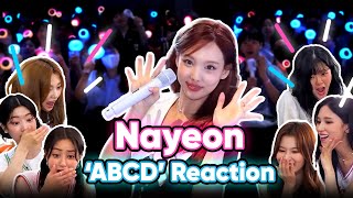 【TWICE】 NAYEON quotABCDquot MV Reaction with TWICE reaction of the sexy dance moves with eng subtitle [upl. by Alebasi]