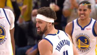 Klay Thompson POSTER DUNK vs Cavs [upl. by Nethsa]