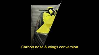 Custom carbon nose amp wing conversion kits [upl. by Hercules]