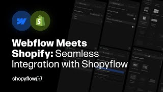 Tutorial Build Shopify stores in Webflow [upl. by Wandy645]