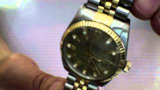 Rolex Quick Look Rolex Datejust 16013 [upl. by Nylhtak752]