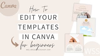 How To Edit Templates In Canva [upl. by Couhp]