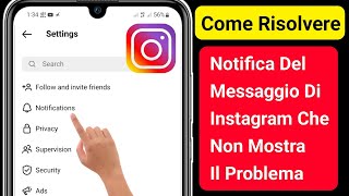 Come Risolvere La Notifica Del Messaggio Di Instagram Che Non Mostra Il Problema [upl. by Adierf]