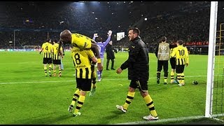 Borussia Dortmund  Malaga Champions League 32 GOALS [upl. by Adyahs23]