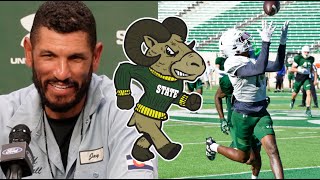 Jay Norvell Says CSU Rams Are The Biggest amp Fastest Hes Coached [upl. by Kizzie]