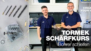 Bohrer schleifen mit der Vorrichtung für Bohrer DBS22  Teil 6  Tormek Live Schärfkurs [upl. by Enimsay162]