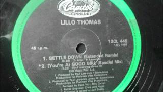 Lillo Thomas  Settle down 1984 extended remix [upl. by Aneetsirhc]