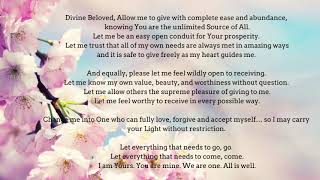 The Full Abundance Change me Prayer by Tosha Silver [upl. by Kcirrej]