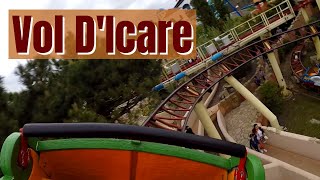 Vol DIcare Front Row On Ride POV  Parc Astérix [upl. by Damara]