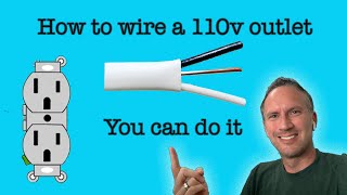 How to add a 110v electrical outlet in 2020 in 30 minutes flat  without taking down drywall [upl. by Tobit488]