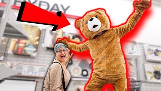 GIANT TEDDY BEAR PRANK [upl. by Rodl351]