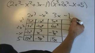 Rock N Roll Math Tutor Multiplying Polynomials  Alternatives to FOIL [upl. by Azarcon818]