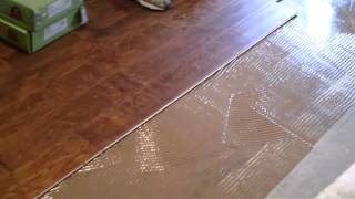 How to install hand scraped engineered hardwood flooring [upl. by Ailla351]