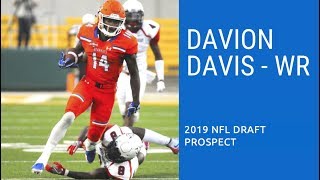 Davion Davis WR Sam Houston State  2019 NFL Draft Prospect  Official Highlights [upl. by Downes84]