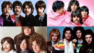 Top 50 Greatest British Rock Bands [upl. by Mackoff]