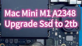 Mac mini m1 a2348 Upgrade Ssd from 256g to 2tb [upl. by Church711]