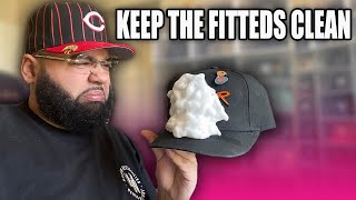 HOW TO CLEAN YOUR FITTED HATS amp THE CURE FOR DIRTY SWEATBANDS [upl. by Anaicilef]