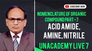 Nomenclature of Acid amide Amine and cyanide [upl. by Aleac888]