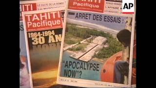 PACIFIC TAHITI FRENCH NUCLEAR BOMB TESTING SPECIAL REPORT [upl. by Lorrin]