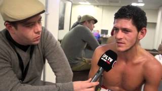 JAMIE McDONNELL STOPS BENARD INOM IN ROUND SEVEN  POST FIGHT INTERVIEW [upl. by Aliahkim]