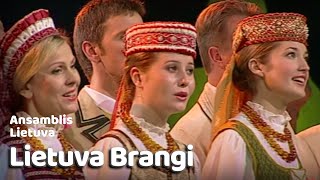 Ansamblis Lietuva  Lietuva Brangi LIve Video Iš projekto Yra Šalis [upl. by Eniruam]