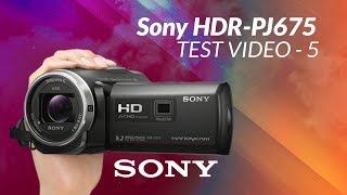 Sony HDRPJ675  CX675  TEST VIDEO 5 [upl. by Ynnal687]