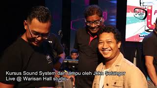 belajar Sound System Dan lampu di Warisan Hall Studio Sijangkang [upl. by Ahsinal543]