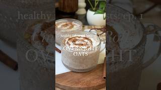 Cinnamon Roll Overnight Oats overnightoats cinnamonrolls healthybreakfast [upl. by Illil]