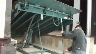 How A Dock Leveler Works GDF V [upl. by Ahseikal]