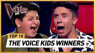 Blind Auditions of the BEST WINNERS in 10 Years The Voice Kids [upl. by Joliet]