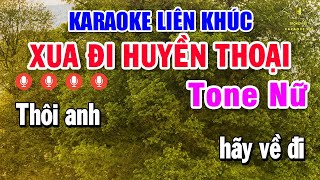 Liên Khúc Nửa Bài Karaoke Tone Nữ Nhạc Sống Rumba TH 3  Tuyển Chọn Bài Dễ Hát  Xua Đi Huyền Thoại [upl. by Aierbma]