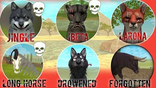 All Wildcraft creepy pastas jingle larona ibeta long horse drowned wolf all ghosts in wildcraft [upl. by Vidovik886]