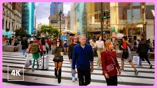 NEW YORK October 2023  Midtown Manhattan Walk 4K video NYC [upl. by Mundt392]