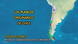 Mapa de los pueblos originarios en el Chile prehispánico [upl. by Tarrant]