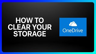 How To Clear Your OneDrive Storage Tutorial [upl. by Troxell]