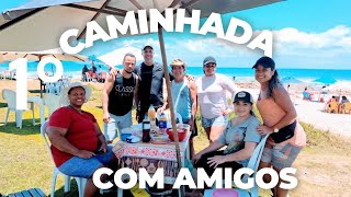 PRIMEIRA CAMINHADA NA PRAIA DEPOIS DE MUITO TEMPO 🏖️ ☀️UMA PAUSA SAUDÁVEL COM FRITAS E SUCOS🍹🥤🍓🍊🍇🍍🍉 [upl. by Connel]