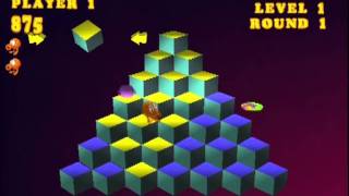 QBERT PLAYSTATION  CLASSIC MODE 2D amp 3D [upl. by Skiba]