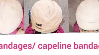 bandages capeline bandages bandage for head injury [upl. by Handler]