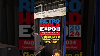 Golden Age of Video Games at Retro World Expo 2024 retrogaming RetroWorldExpo2024 nintendo [upl. by Nicolette]