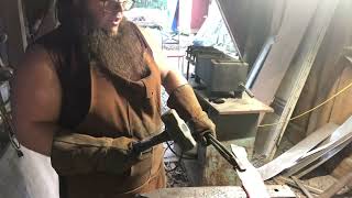 Making a hunting sword part6 [upl. by Beverlie]