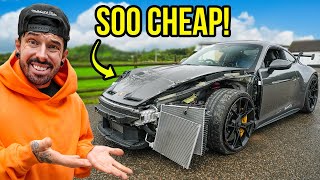 I BOUGHT A WRECKED PORSCHE 911 GT3 amp REBUILT IT IN 24 HOURS [upl. by Colpin]