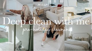 NEW ✨ PREHOLIDAY DEEP CELAN WITH ME  CLEANING MOTIVATION  HOUSE RESET  CLEANING HOUSE [upl. by Lepine]