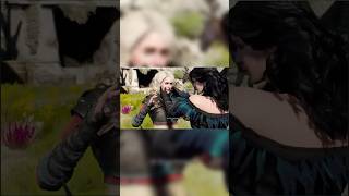 Ciri and yennefer meet after longtime at kaer morhen witcher3 geraltofrivia yennefer ciri [upl. by Aliakim]