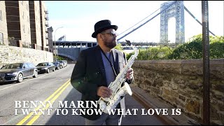 I Want to Know What Love Is Saxophone Merengue version by Benny Marin [upl. by Lydie]