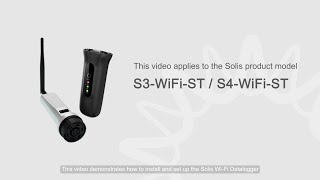 Solis WiFi Stick Datalogger Quick Installation Guide [upl. by Atinwahs57]