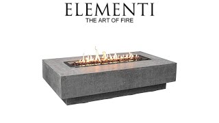 Elementi Hampton Gas Fire Pit [upl. by Lladnew801]