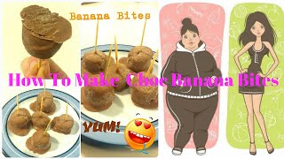 How To Make Choc Banana Bites  Sasha Bialek [upl. by Allmon793]