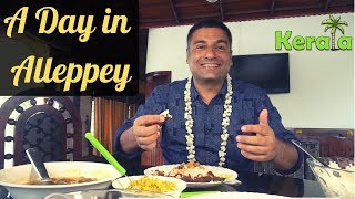 Alleppey Alappuzha Kerala Backwaters Episode 11 Houseboat tour Karimeen street food [upl. by Driskill]